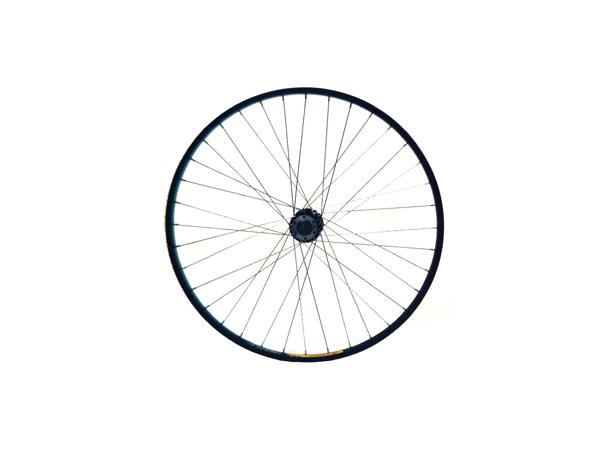 HJC V-brems/DiscIS 24"/507 Sort Bakhjul HJC P6NS felg, 7d Krans, Stikkakse 